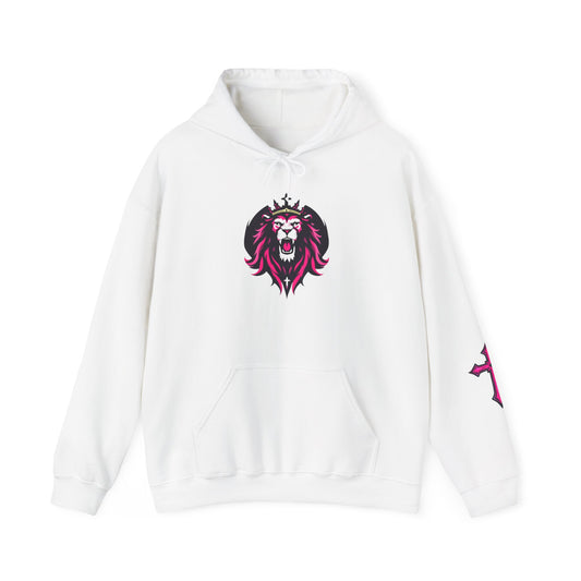 Bold Faith Hooded Sweatshirt with Lion Design, Unisex Hoodie for Spiritual Wear, Christian Gift, Casual Streetwear, Jesus is REAL