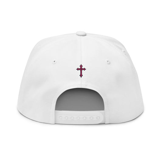 Embroidered Flat Bill Cap - Jesus is Real Ladies Hat