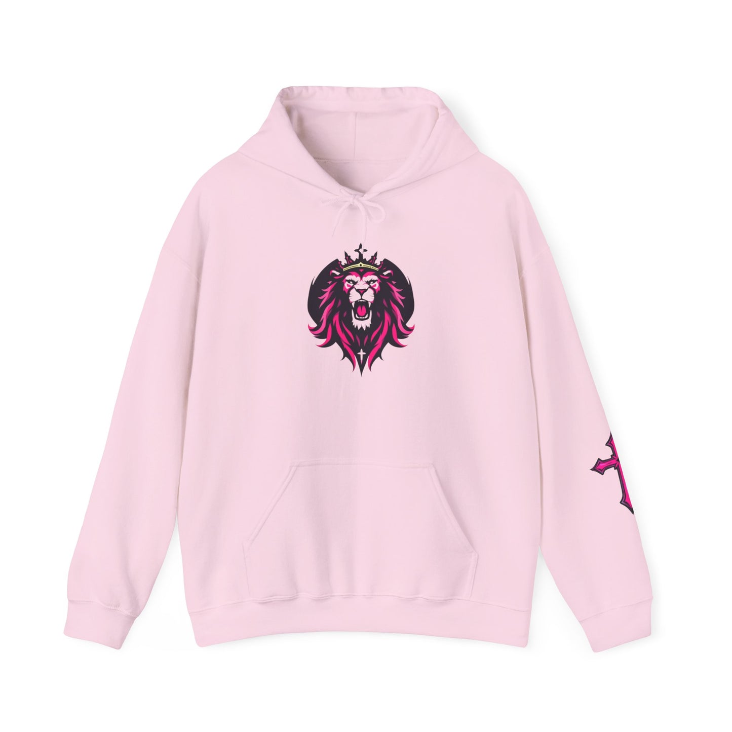 Bold Faith Hooded Sweatshirt with Lion Design, Unisex Hoodie for Spiritual Wear, Christian Gift, Casual Streetwear, Jesus is REAL