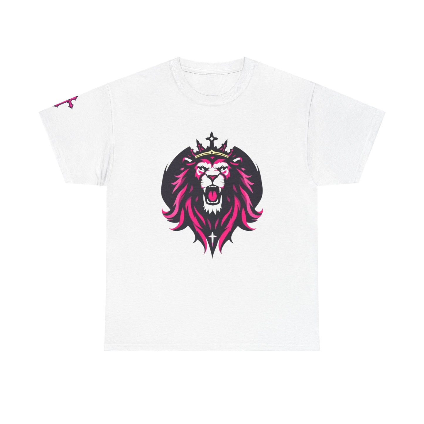 Ladies Lion Jesus is Real Tee - Unisex Heavy Cotton Shirt