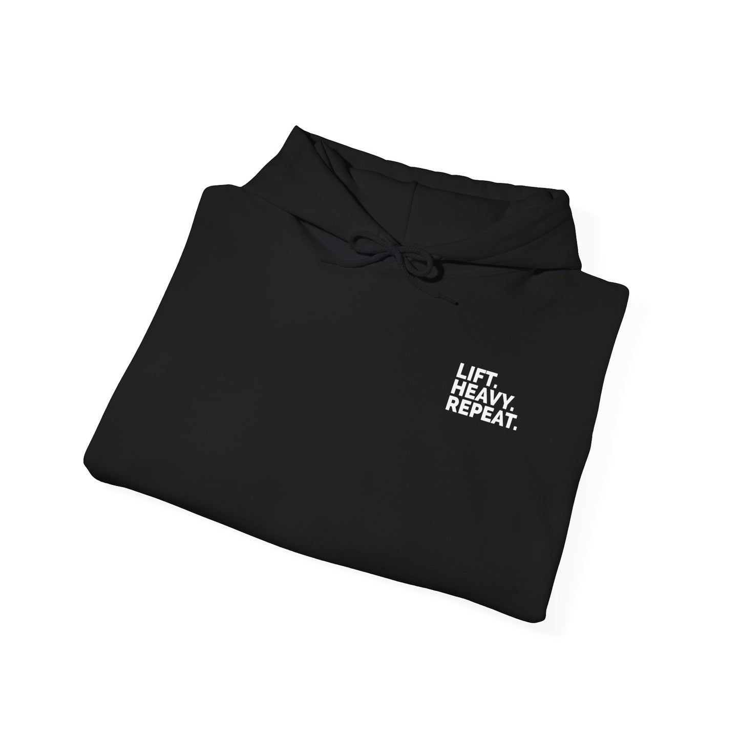 Lift Heavy Repeat Hoodie - Unisex Sweatshirt, Gym Wear, Fitness Apparel, Motivational Clothing, Workout Outfit