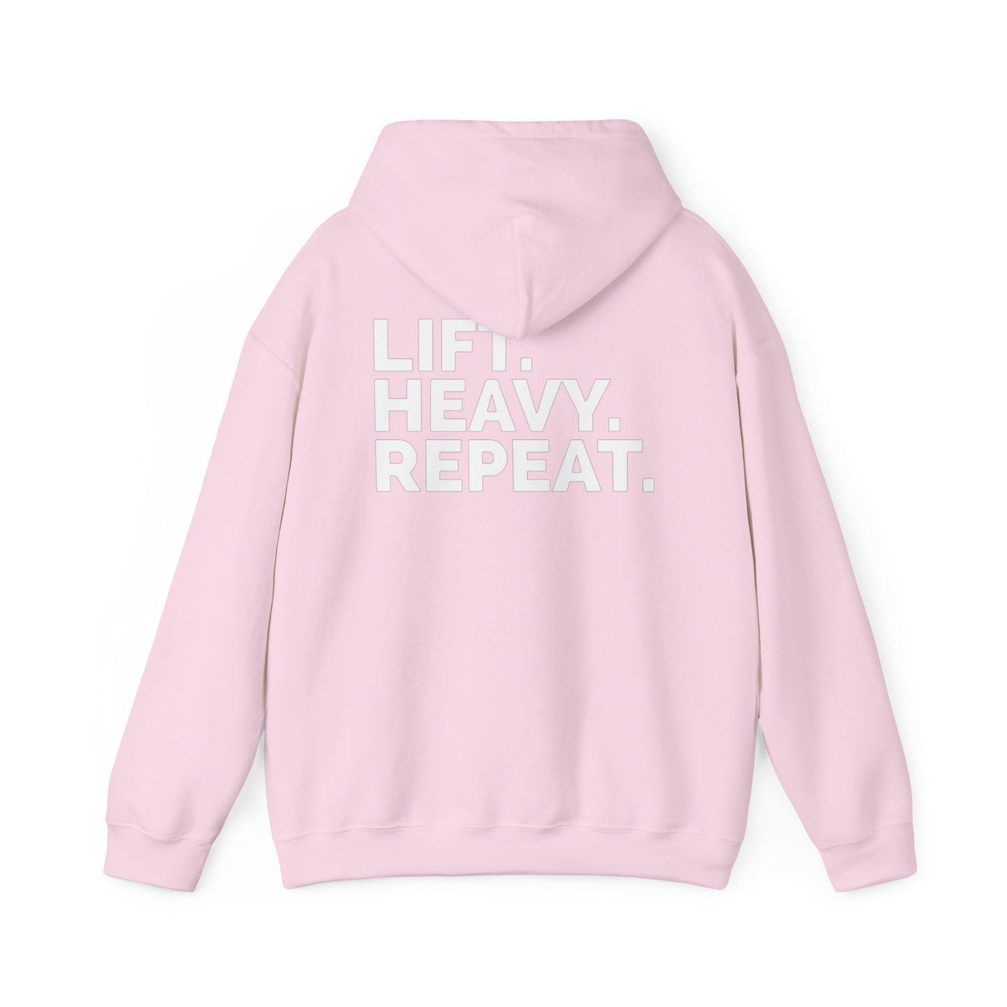 Lift Heavy Repeat Hoodie - Unisex Sweatshirt, Gym Wear, Fitness Apparel, Motivational Clothing, Workout Outfit