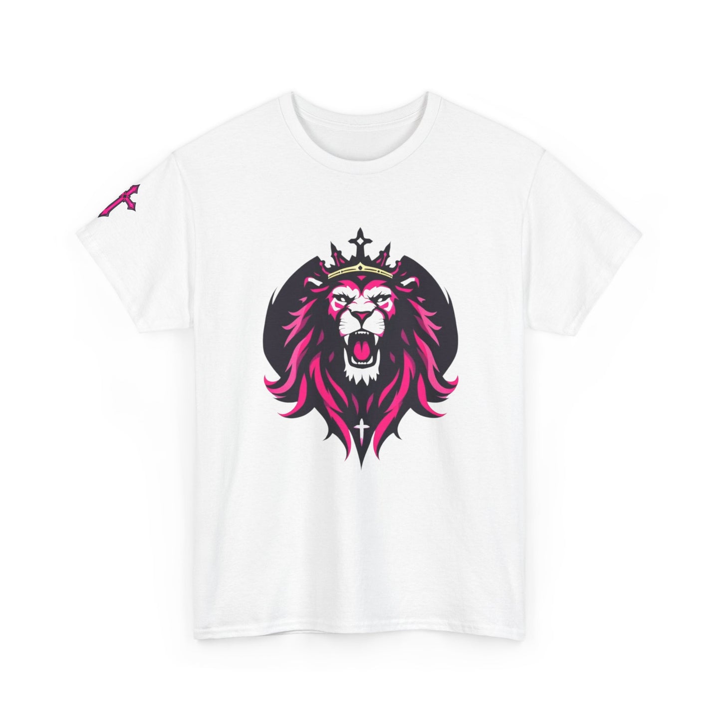 Ladies Lion Jesus is Real Tee - Unisex Heavy Cotton Shirt