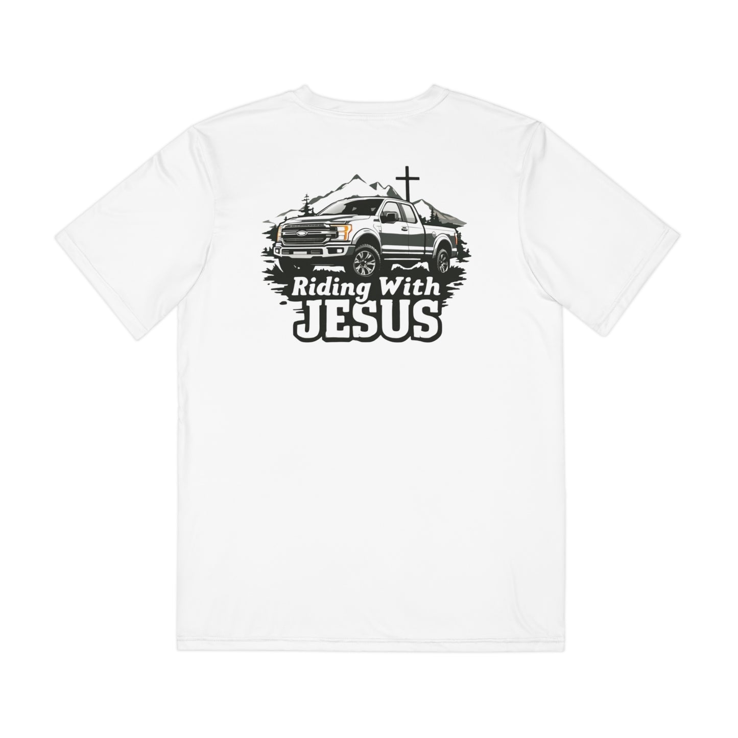 Riding With Jesus Men’s Tee