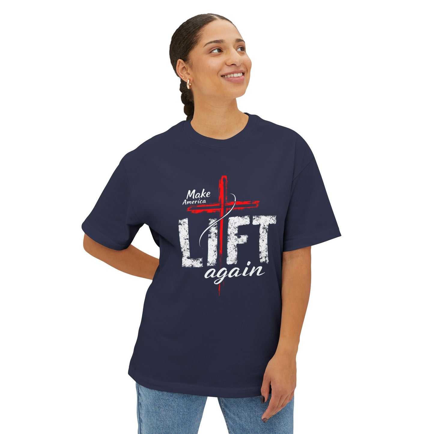 Riding with Jesus - Oversized Tee