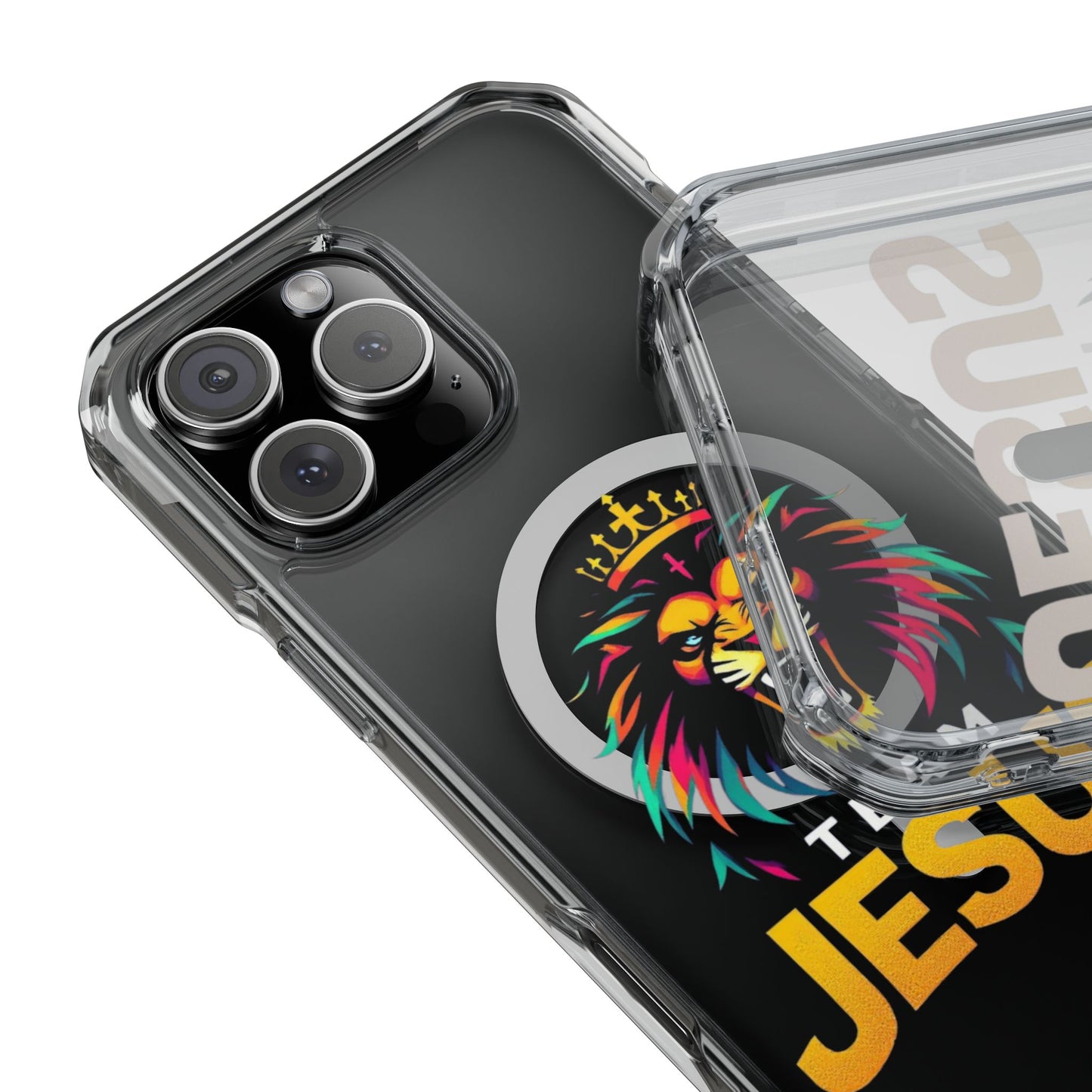 Magnetic Phone Case Featuring Team Jesus Lion Design, Unique Mobile Cover for Christians, Perfect Gift for Holidays and Celebrations, [...]