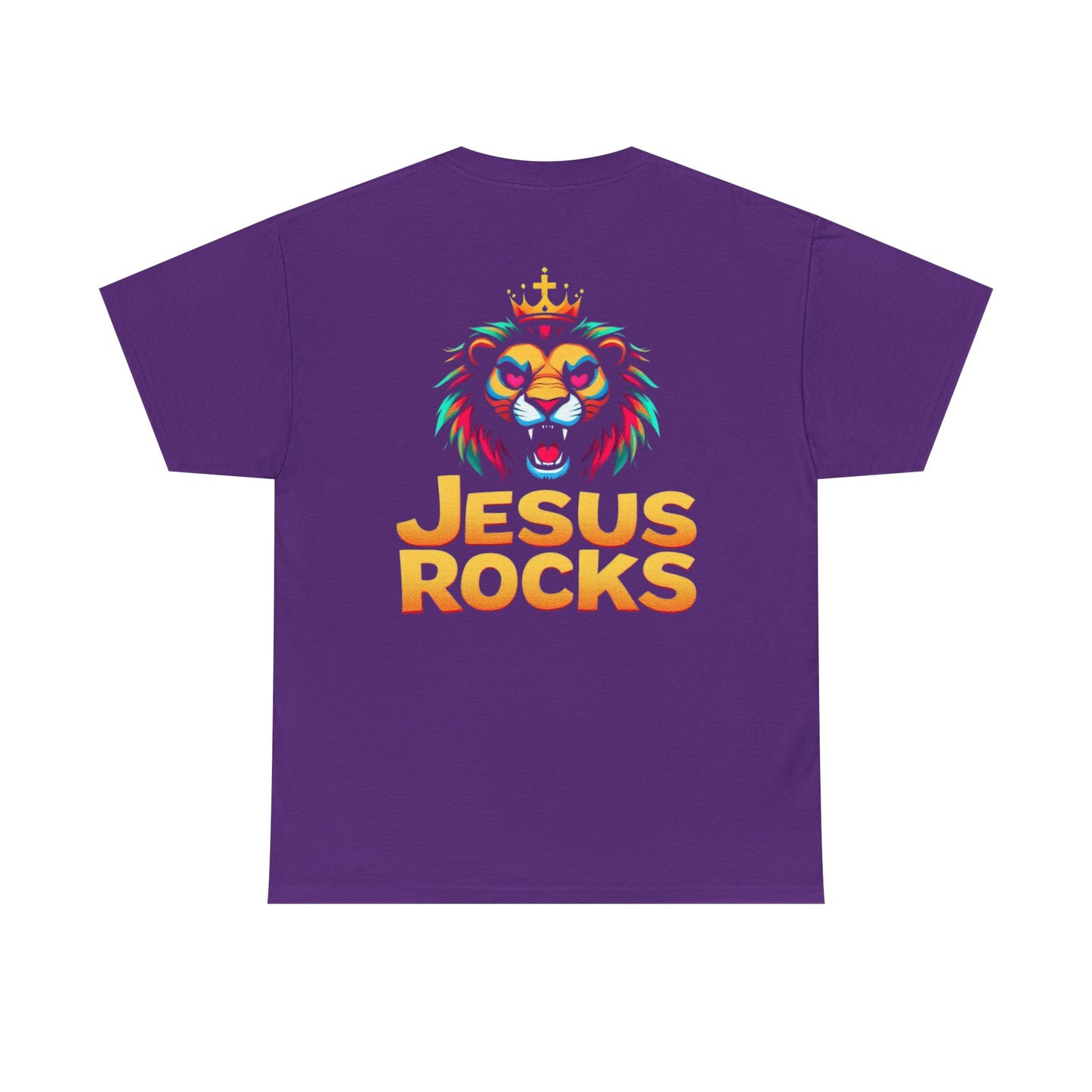 Unisex Heavy Cotton Tee with 'Jesus Rocks' Design, Casual Faith Apparel, Religious T-Shirt, Inspirational Graphic Tee, Perfect Gift [...]