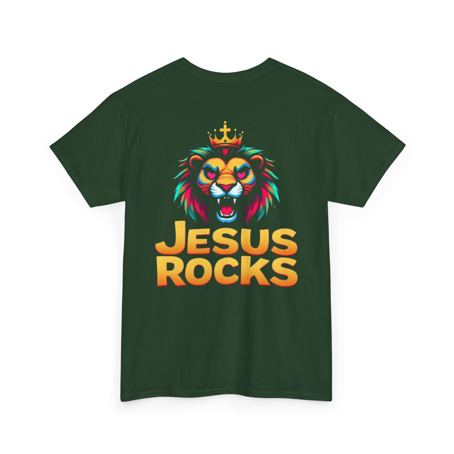 Unisex Heavy Cotton Tee with 'Jesus Rocks' Design, Casual Faith Apparel, Religious T-Shirt, Inspirational Graphic Tee, Perfect Gift [...]