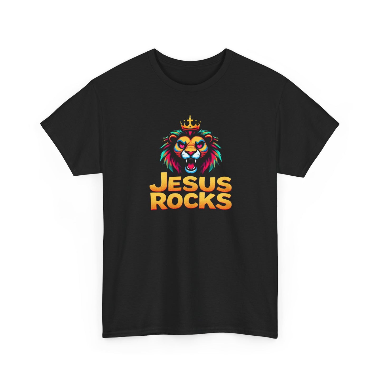 Unisex Heavy Cotton Tee with 'Jesus Rocks' Design, Casual Faith Apparel, Religious T-Shirt, Inspirational Graphic Tee, Perfect Gift [...]