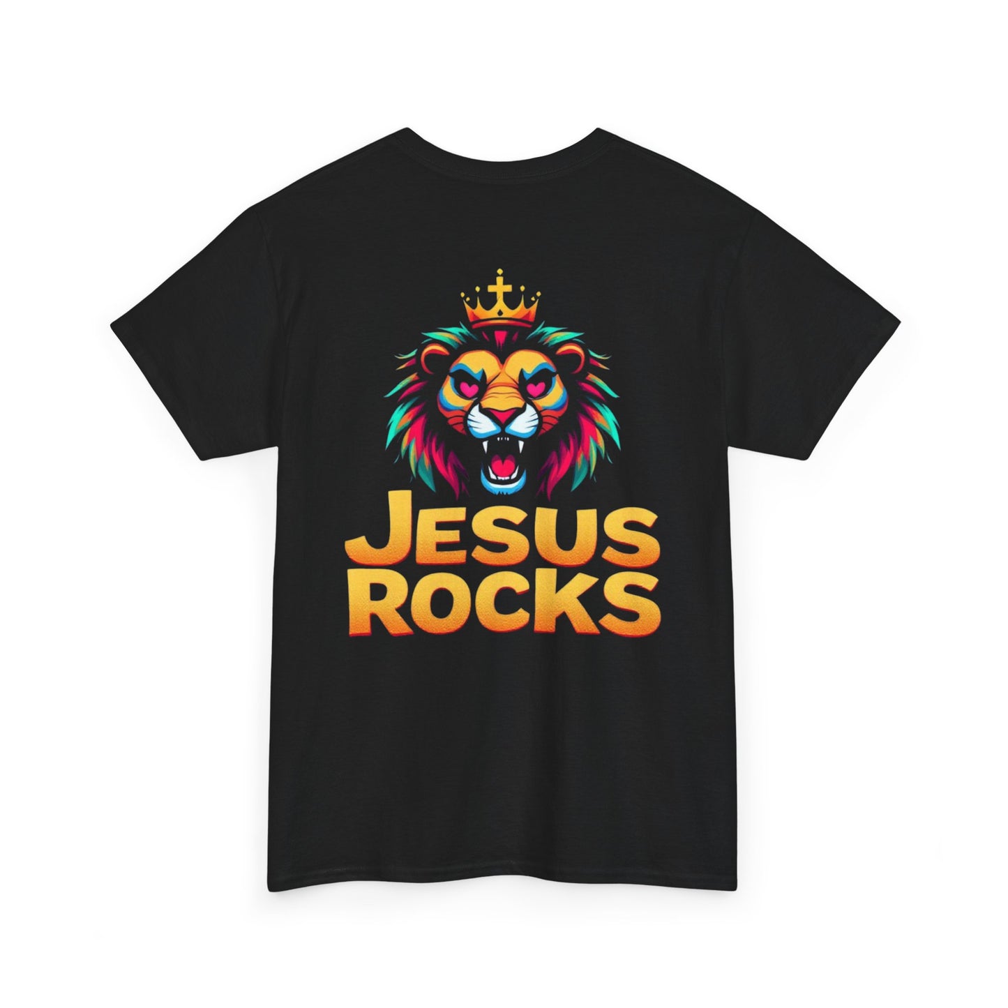 Unisex Heavy Cotton Tee with 'Jesus Rocks' Design, Casual Faith Apparel, Religious T-Shirt, Inspirational Graphic Tee, Perfect Gift [...]