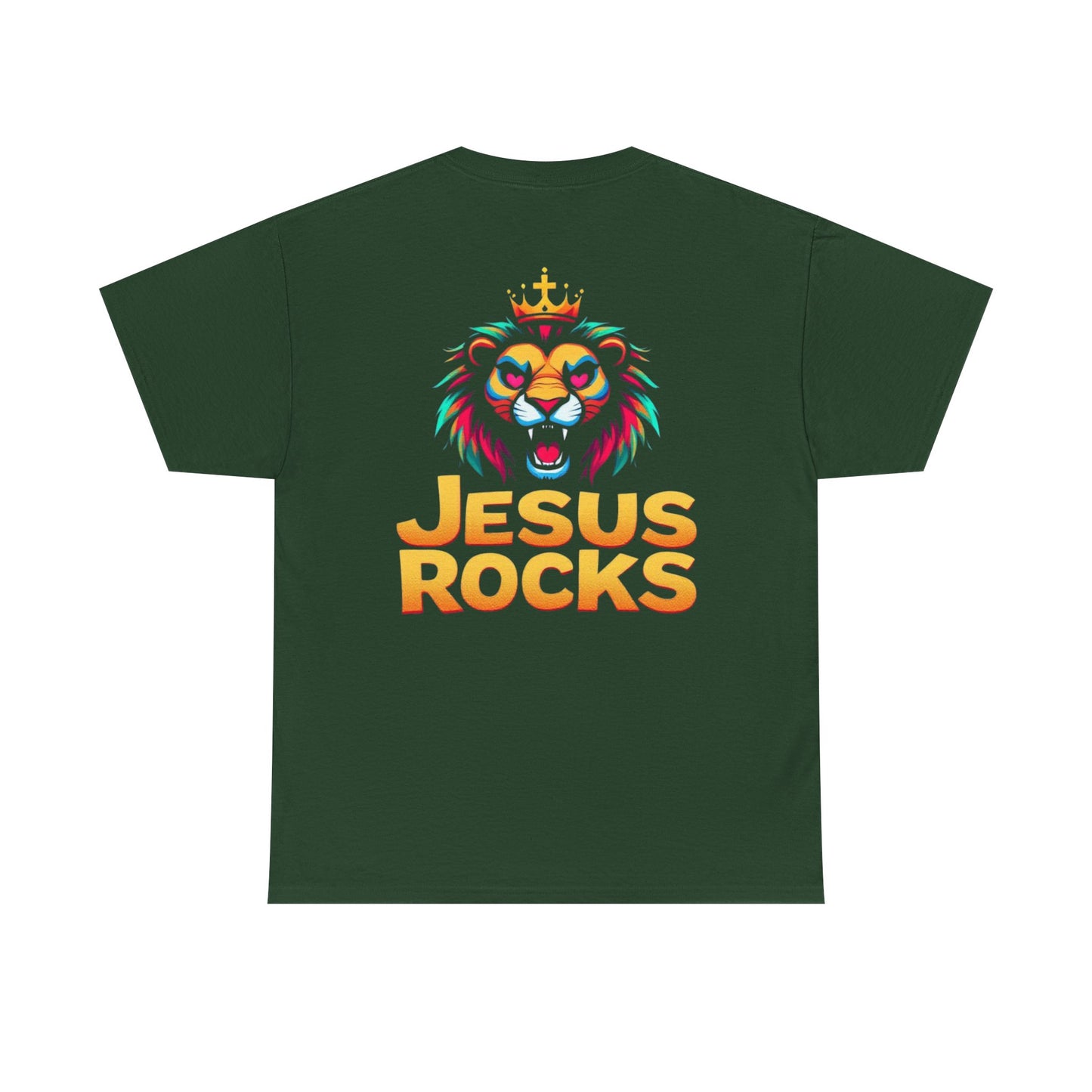 Unisex Heavy Cotton Tee with 'Jesus Rocks' Design, Casual Faith Apparel, Religious T-Shirt, Inspirational Graphic Tee, Perfect Gift [...]