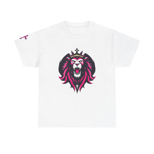 Ladies Lion Jesus is Real Tee - Unisex Heavy Cotton Shirt