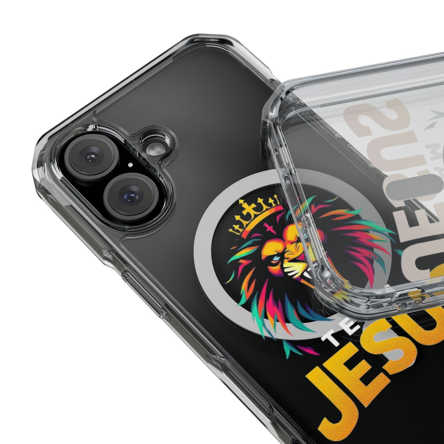 Magnetic Phone Case Featuring Team Jesus Lion Design, Unique Mobile Cover for Christians, Perfect Gift for Holidays and Celebrations, [...]