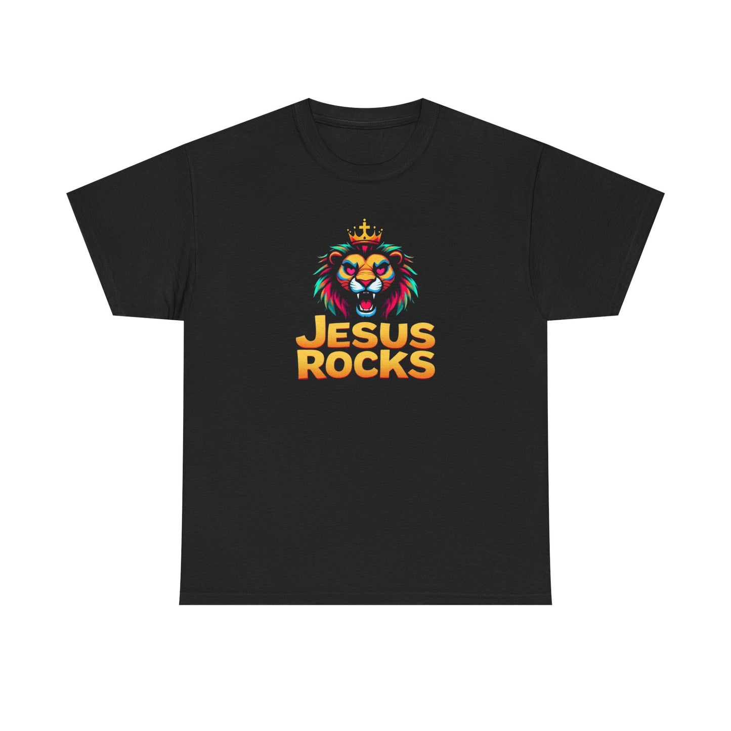 Unisex Heavy Cotton Tee with 'Jesus Rocks' Design, Casual Faith Apparel, Religious T-Shirt, Inspirational Graphic Tee, Perfect Gift [...]