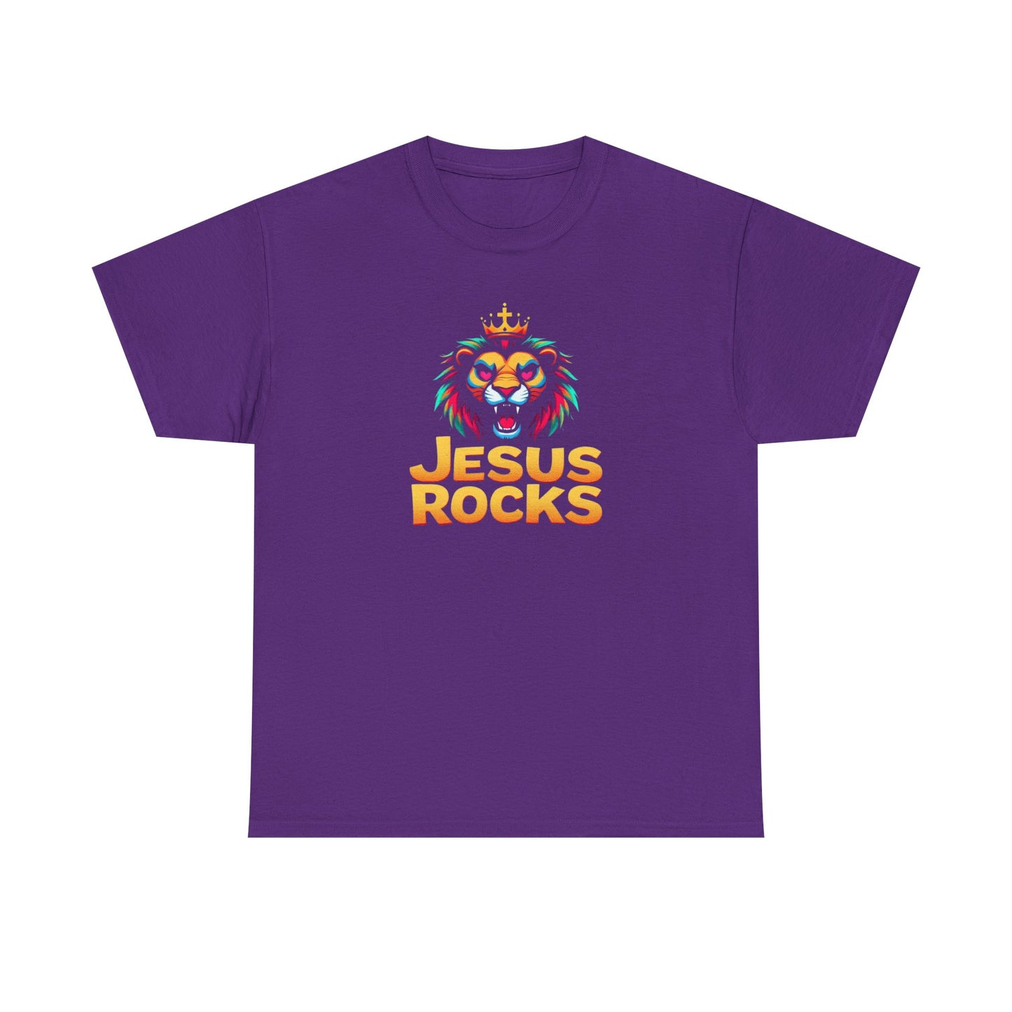Unisex Heavy Cotton Tee with 'Jesus Rocks' Design, Casual Faith Apparel, Religious T-Shirt, Inspirational Graphic Tee, Perfect Gift [...]