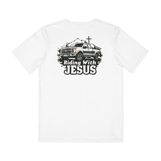 Riding With Jesus Men’s Tee