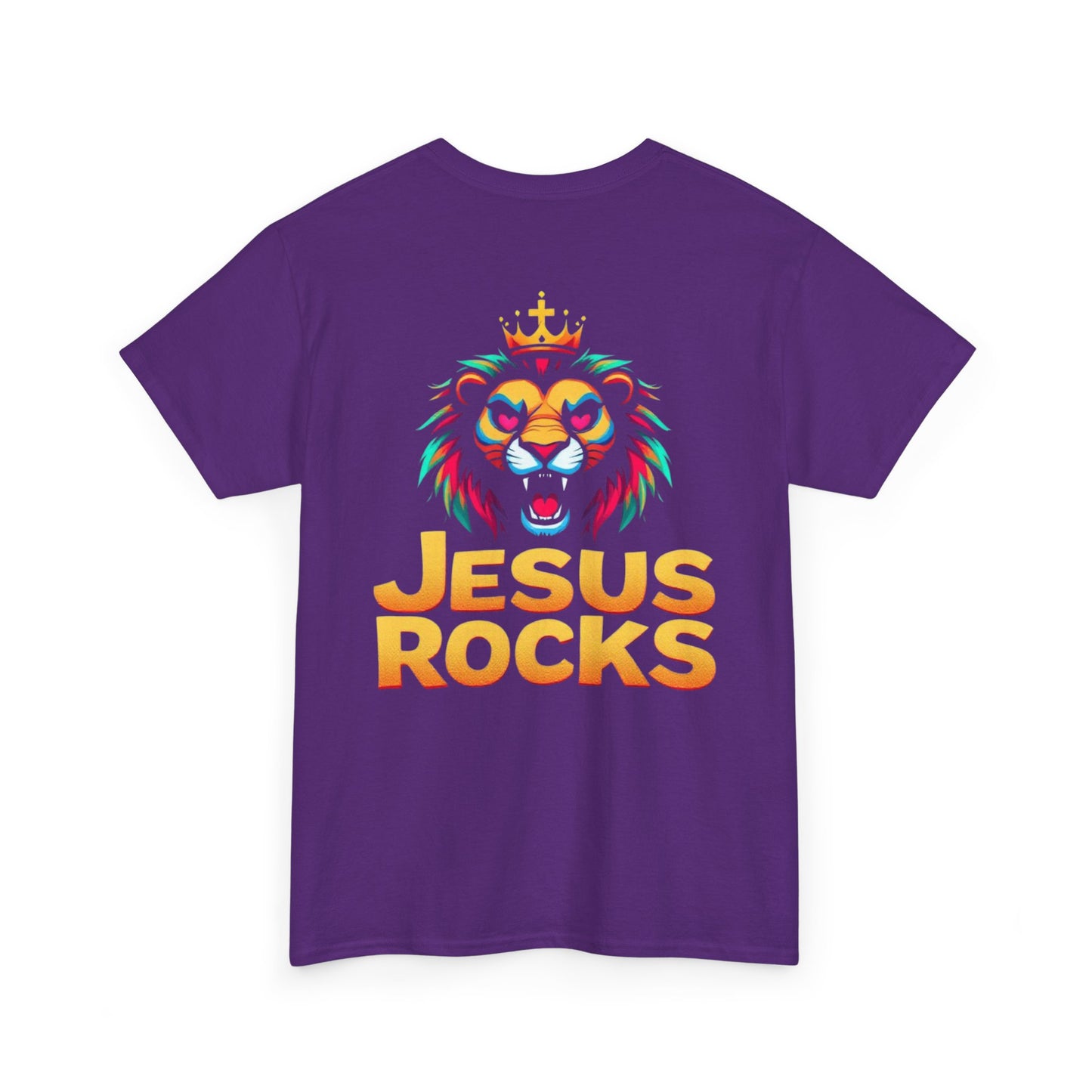 Unisex Heavy Cotton Tee with 'Jesus Rocks' Design, Casual Faith Apparel, Religious T-Shirt, Inspirational Graphic Tee, Perfect Gift [...]