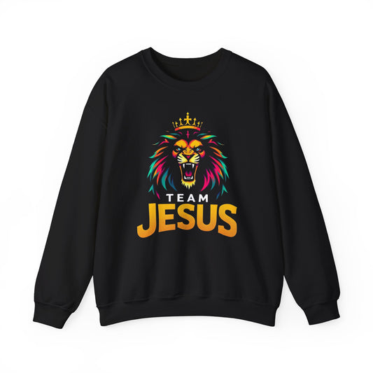 Sweatshirt Lion of Judah Team Jesus Christian Religious Apparel